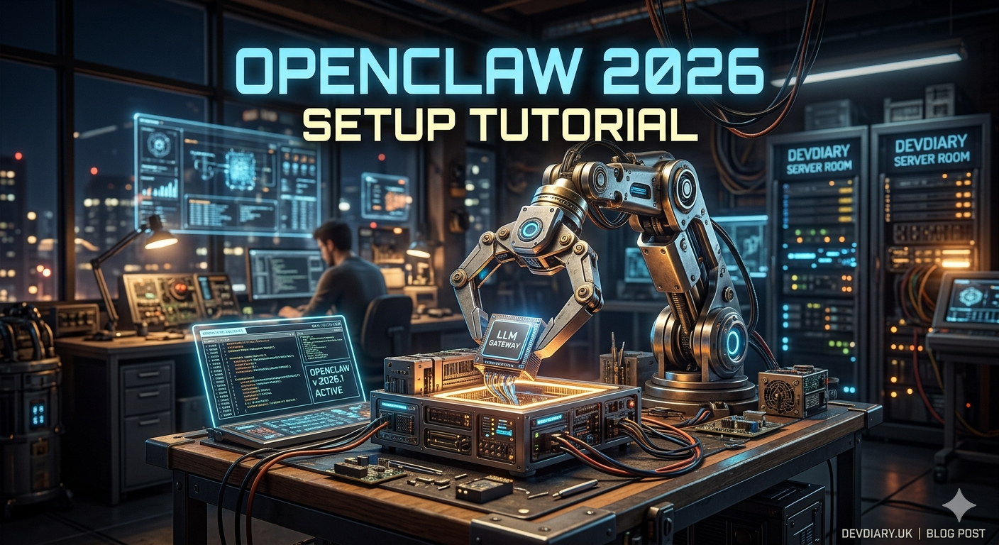 OpenClaw 2026 self-hosted AI gateway architecture diagram showing server connections and data flow