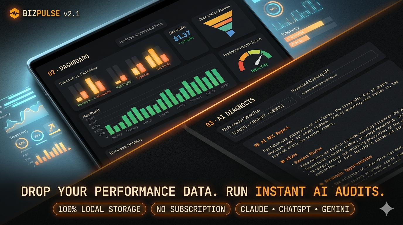 BizPulse dashboard preview